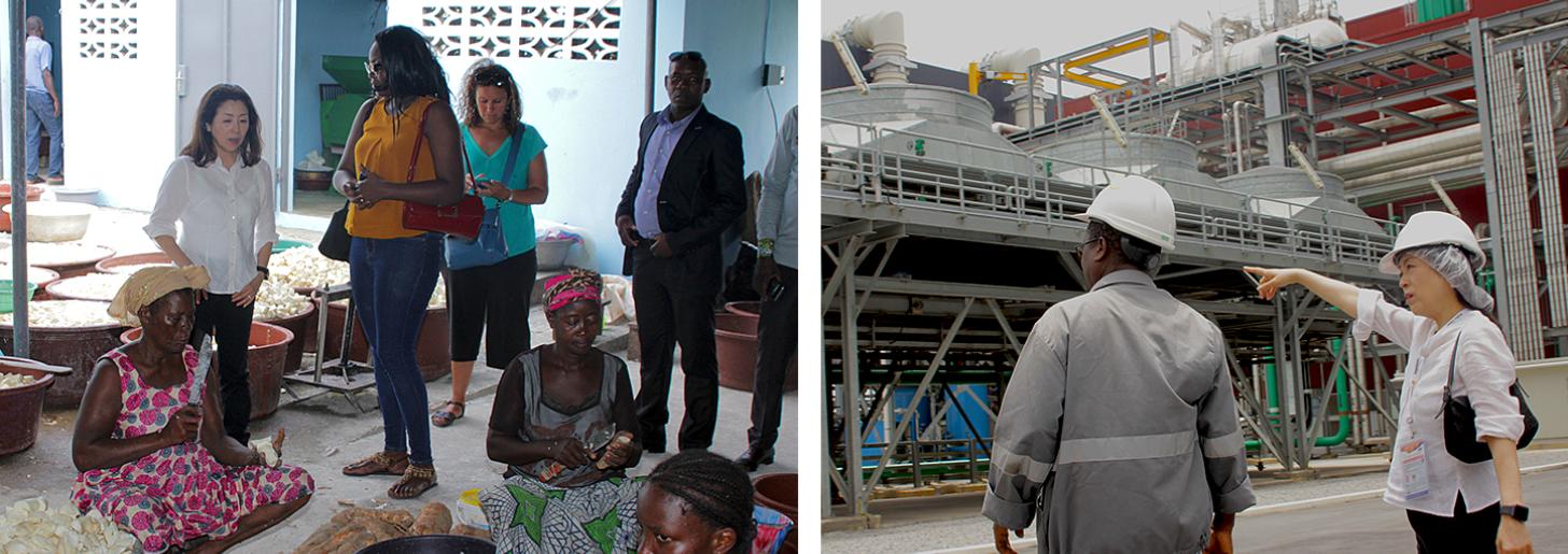 A tour of the facilities and the plant