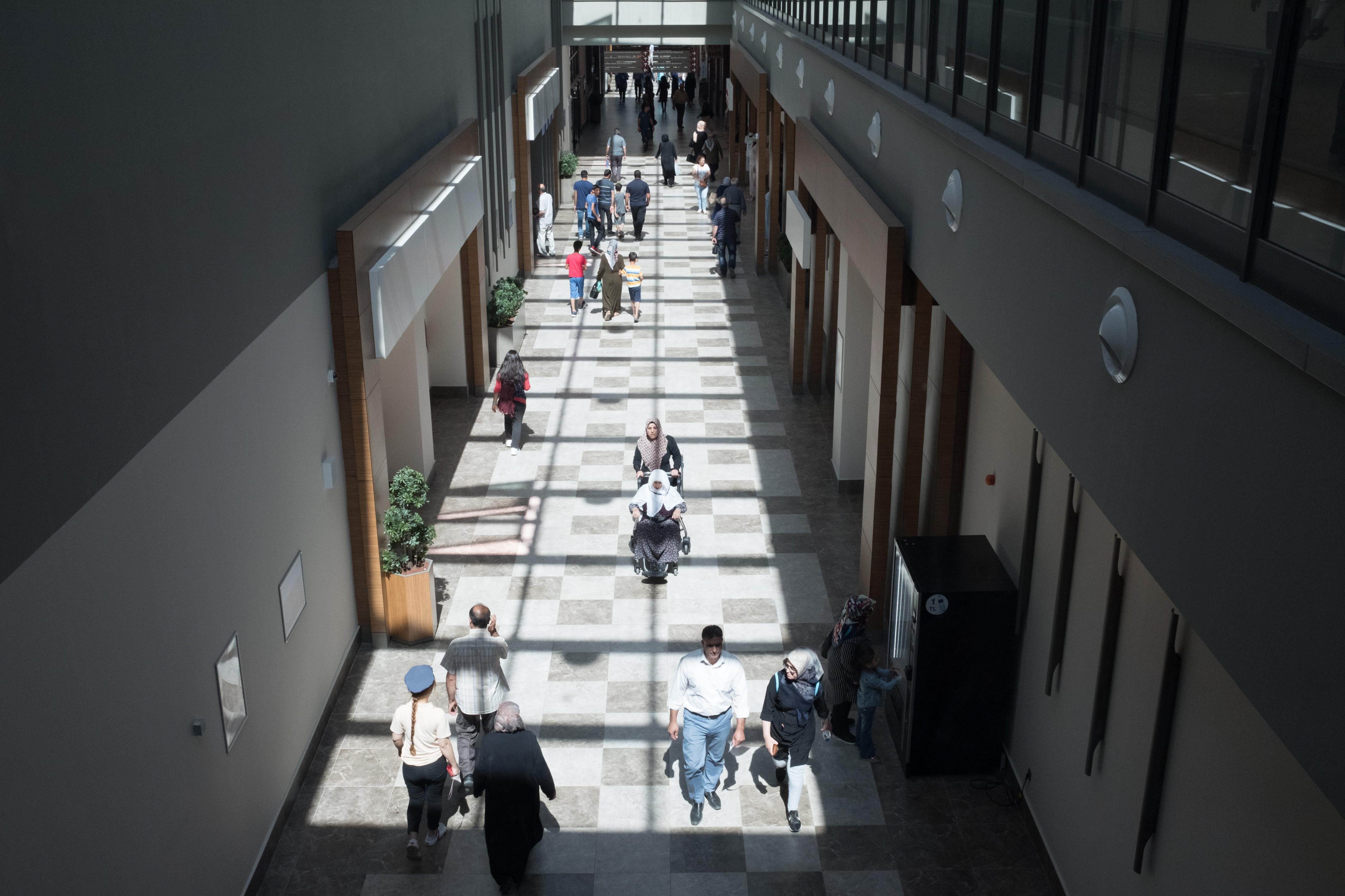 Interior of the Hospital
