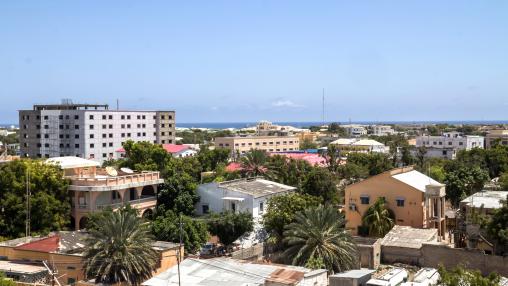 View of Mogadishu, Mogadishu is the capital city of Somalia