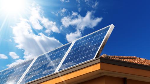 Roof top solar panel