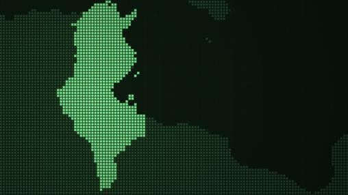Tunisia map green